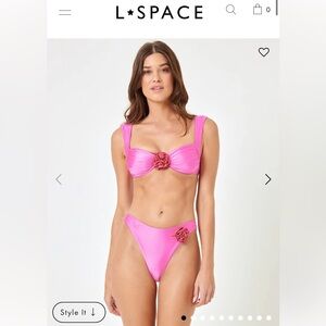 NWOT LSPACE ROSETTE STELLA TOP